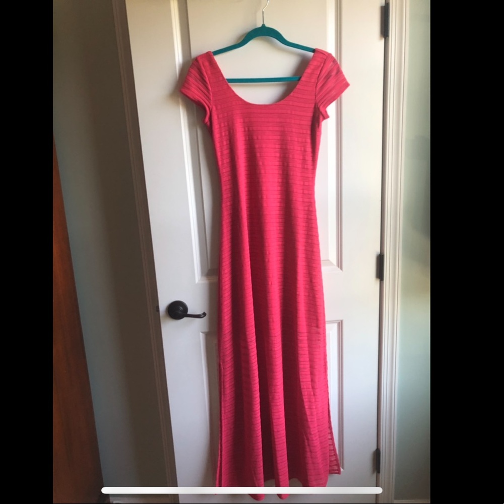 Lilly Pulitzer Pink Short Sleeve Maxi Dress